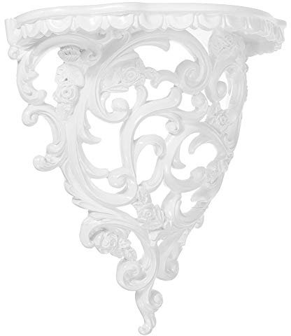 Swagell Mensole decorative in stile barocco per soggiorno fiori da parete stile arredamento casa bar piccolo