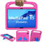 GOZOPO Niños Funda para Huawei Mediapad T5 10 (10.1 ), a Prueba de Golpes Carcasa con Cubierta de Soporte (Rosa)