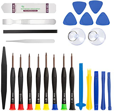 Reparatur Werkzeug Set für Handy Profi Elektronischer Reparatursatz 25 in 1 Präzisions Schraubendrehe für Smartphones Laptops Tablets PC Uhren Brillen