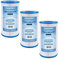 3 Pack Replacement Swimming Pool Pump Water Filter Cartridge Compatible For Bestway 3 & Intex Type A Or C Pool Water Filters