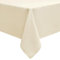 smiry Leinenoptik Tischdecke Abwaschbar Lotuseffekt Eckig 140 x 220 cm Tischtuch Leinendecke Wasserabweisend Tafeldecke Tischwäsche Fleckschutz, Beige