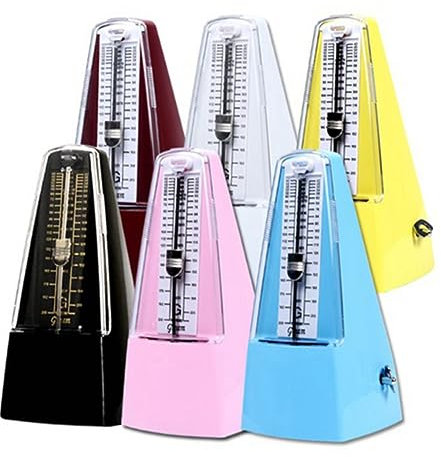 Toyvian Mechanisches Für Präzises Musizieren Mit Click Und Für Klavier Gitarre Und Violine Bauweise Wartungsfrei Und Einstellbare Geschwindigkeit