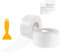 2 Rollos Cinta Selladora Impermeable, Cinta Adhesiva para Baño Autoadhesiva Silicona Transparente para Cocina, Bañera, Esquina, Rodapiés Autoadhesivo