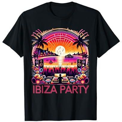Ibiza Party Sunset Music Festival Viajes - Vacaciones de Verano Camiseta