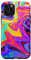 Hülle für iPhone 11 Pro Psychedelic Oil Slick Multicolor Swirls Funky Colors Cool