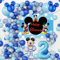 70 Stück Mickey Deko 2 Geburtstag, Mickey Luftballons 2 Geburtstag, Mickey Girlande Geburtstag, Mickey Hintergrund Geburtstag, Mickey Folienballon 2, 2. Geburtstag Mickey Deko Set