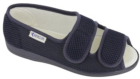 Hergos H044 - Sandali ortopedici pantofole sanitarie unisex, scarpe ortopediche traspiranti con chiusura a due strappi, sandali per riabilitazione per DONNA e UOMO