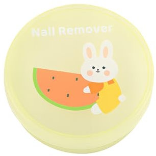 48PCS Nail Polish Remover Pads,Nail Varnish Remover Pads,Gel Nail Wipes Nail Paint Remover Easy to Carry Instant Removal, Nail Wipes for Gel Polish (One Size, Watermelon)