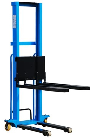 Electric Truck Forklift, Hydraulic Lift Forklift, Truck Lift, Manual Pallet Stacker, Adjustable Fork, 800 kg Load, Elevation can be Customized