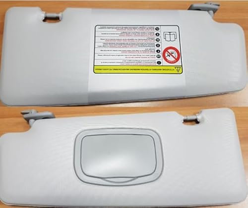 Generico Aletta pantina parasole destra per Bravo 2007 e Delta 2008 con specchio, basico, compatibile non originale, per Automobile