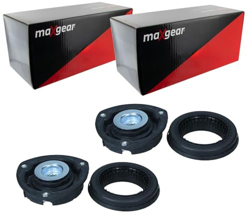 2x Gasdruck Stoßdämpfer + Domlager für Golf 7 Octavia 3