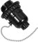 Portalámparas con cordón de baquelita Portalámparas con interruptor de cadena Portalámparas con cadena de tracción E partes de la lámpara portalámparas de luz de techo AbS Black CRILSTYLEO