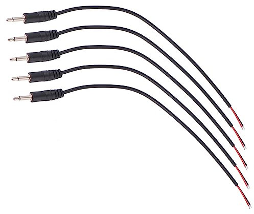 QUMIIRITY 10stücke Teiliges Mono-klinkenkabel Mit Offenem Ende Männlicher Stecker Langlebiges Audiokabel Zur Reparatur Von Kopfhörern Mikrofon Und Lautsprecher Kompatibel Mit Smartphone