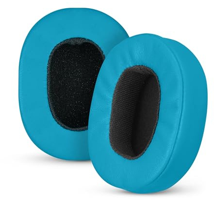Ersatz-Ohrpolster für Skullcandy Crusher Wireless, Hesh 3/ANC/EVO, Venue ANC und mehr, extra bequemer Schaumstoff, Haltbarkeit und Geräuschisolierung, Türkis, von Brainwavz