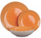 Ma Maison Servizio piatti da Tavola Set 18 Pezzi per 6 Persone - Piatto in Ceramica, 6 Piatti Piani, 6 Piatti da Dessert Frutta, 6 Piatti Fondi, da Tavola - Stoviglie Colorate in Arancione