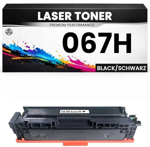 Toner Cartridge 067H Black für Canon kompatibel Schwarz wie Original imageClass LBP633Cdw/632Cdw/631Cw MF651Cw/653Cdw/654Cdw LBP632Cdw