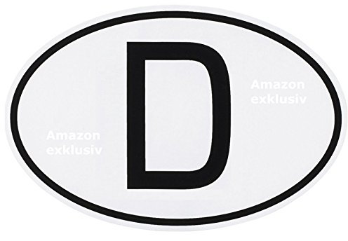 Miniatur D-Schild 72 x 50 mm Aufkleber