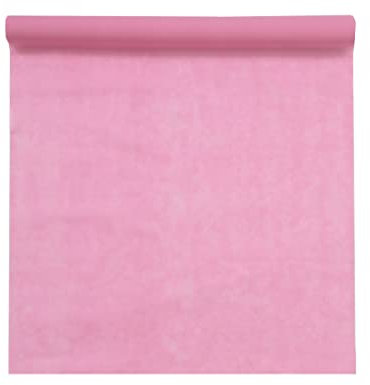 SANTEX 5481-5, Grand Tapis Opaque Rose jetable 15m