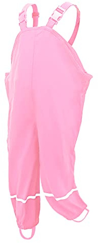 amiyan Kinder Regenlatzhose Regenhose wasserdichte Atmungsaktiv Buddelhose Matschhose mit Hosenträgern für Mädchen Jungen
