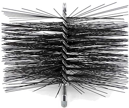 Midwest Hearth Reinigungsbürste für Kamin, quadratisch 10-Inch Square schwarz
