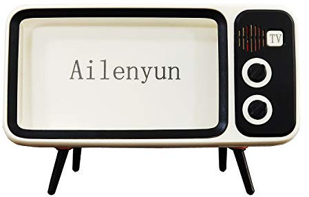 Ailenyun Phone Screen Bracket TV Style Mobile Phone Holder. with Speaker. for iPhone 8 Plus / 7s Plus/7 Plus / 6s Plus/ 6 Plus .A Idea Gifts for Family, Girl/Boy Friend.
