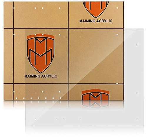 Acrylic Computer Overlock, PC Open Frame Testing Bench ATX Motherboard Transparent Acrylic Gaming Frame Longer Graphic Card Computer Case DIY Base Stand