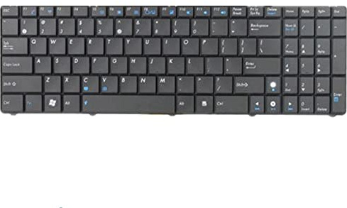 fqparts Replacement Laptop Tastatur für for ASUS K61 K61IC Schwarz Amerikanische Version