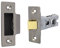 2 1/2 (63mm) Tubular Mortice Latch c/w Bolt Through Fixings in Black Nickel Finish
