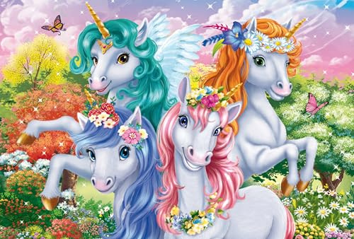 Schmidt 56583 Einhorn-Schnappschuss Kinderpuzzle, 100 Teile
