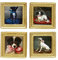 Melody Jane Puppenhaus 4 19th Jahrhundert Hund Bild Gemälde Goldrahmen Miniatur Zubehör