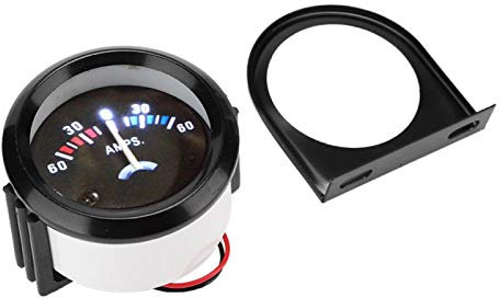 Amperometro Voltmetro, 12V 2 52mm Auto 60-0-60A Amperometro Voltmetro Calibro Volt Meter amperemetro 12v analogico amperometro