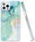 luolnh Gold Glitter Sparkle Case Compatible with iPhone 13 Pro Case Marble Design Shockproof Slim Soft Silicone TPU Bumper Cover Phone Case for iPhone 13 Pro 6.1 Inch 2021-Abstract Mint