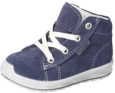 PEPINO Ricosta Jungen Stiefel ZAYNI,Kinder Boots,WMS:Weit,lose Einlage,Sympatex,schnürstiefel,Booties,wasserdicht,Kids,Nautic (170),22 EU