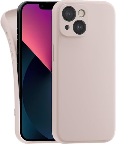 MyGadget Cover per iPhone 13 - Custodia Protettiva in Silicone Morbido – Case TPU Flessibile - Ultra Protezione Antiurto & Antiscivolo Rosa