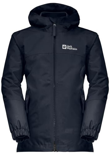 Jack Wolfskin Mädchen Iceland 3in1 G Jacket, night blue, 152 EU