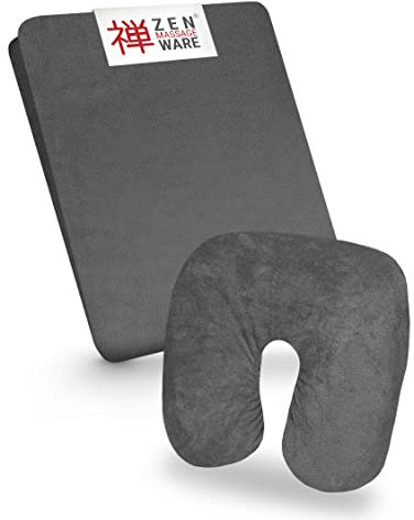 Zen – Spannbezug für Massageliegen & Kopfstützen – weiches Frottee-Spannbetttuch für Kosmetik-, Therapie- & Behandlungsliegen – Liegenbezug waschbar bei 60° – Massage-Zubehör (Schiefer)