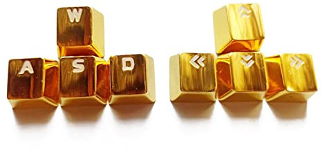 huihuay 8PCS Durable Zinc-Alloy Keycaps Professional WASD Directions Replacement Keycap For Mechanical Keyboard Repair Arrows 8PCS Durable Zinc-alloy Keycaps