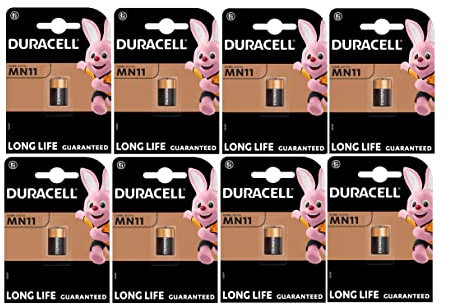 8 x Duracell MN11 A11 11A (8 Blister a 1 Batterie) 8 Batterien