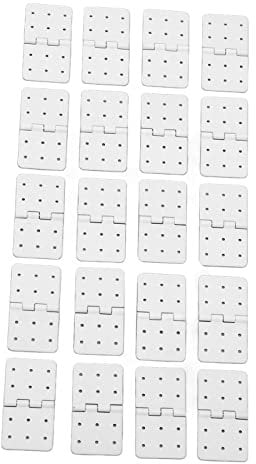 RC Scharniere aus Kunststoff, multifunktionales RC Flugzeugflügelscharnier, leicht, 40 Stück, vernünftige Öffnung für Fernbedienungsmodelle (L)