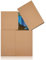 Ireer Picture Mirror Moving Boxes Large 40 x 60 x 3 1/2 Mirror Box Adjustable Flat Screen TV Boxes for Moving Framed Art Shipping Boxes Kraft Cardboard Corrugated Packaging Box for Packing (1)