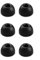 3 paia di tappi auricolari per Beats Studio Buds Wireless True Headphones, In-Ear Tips Noise Cancellation, ricambio per Beats Fit Pro Fit Charging Case-Nero