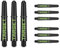 Target Darts Pro Grip Tag Shaft (9er Pack) Multipack Shafts, Professionelles Dart-Zubehör, Dart-Schaft-Set - Schwarz & Grün, Kurze Länge (33,5mm)