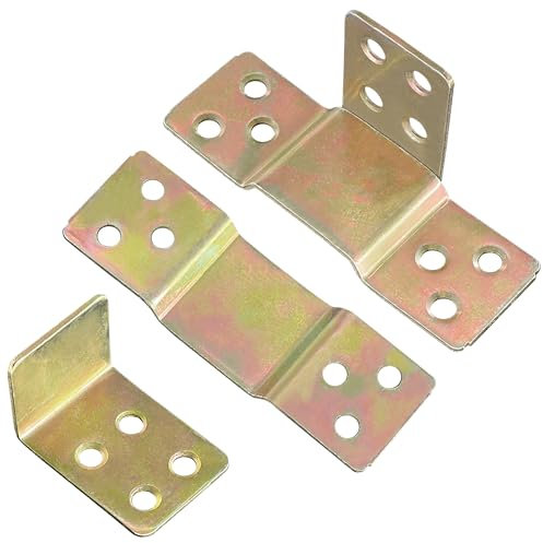 8 Sets Bed Rail Brackets,Metal Bed Connection