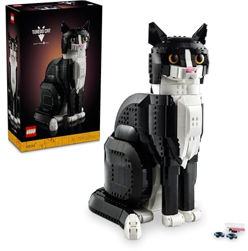 LEGO Icons Schwarze und Weiße Katze - 21349