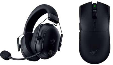 Razer BlackShark V2 HyperSpeed für PC - Kabelloses Ultra leichtes E-Sport Gaming-Headset & Viper V3 HyperSpeed - Kabellose Esports Maus