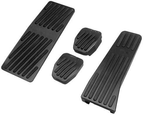 Autopedale Für Mazda 3 BP CX30 CX50 CX60 MX30 MX-30 2019 2020 2021 2022 2023 2024 Auto Fußstütze Gaspedal Bremspedal Abdeckung Bremse Pedalkappen(MT 4PCS Black)