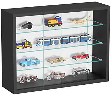 VDD Vitrine Wandmontage Mandosa M Schwarz