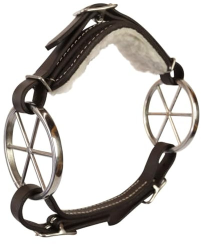 Hackamore Western Silver Horse Pueblo, Kontrolle und Komfort beim Reiten, Alternative zum Gebiss für das Wohlbefinden des Pferdes und Druckminderung (Braun)