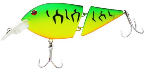 SEABUZZ Wobbler für Hecht & Wels und Zander 37g x 12cm Flachläufer 1.5-2m - Angelköder mit 2 Drillingshaken - Raubfisch Angeln Köder - Kunstköder - Hechtköder - Fishing Lures – Fischköder (009-FT)