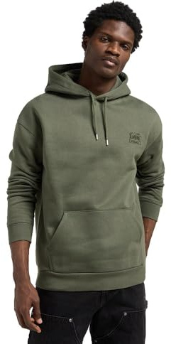 Lee - Sweatshirt Herren - Relaxed Fit - Ww Essential Hoodie - Oak Moss